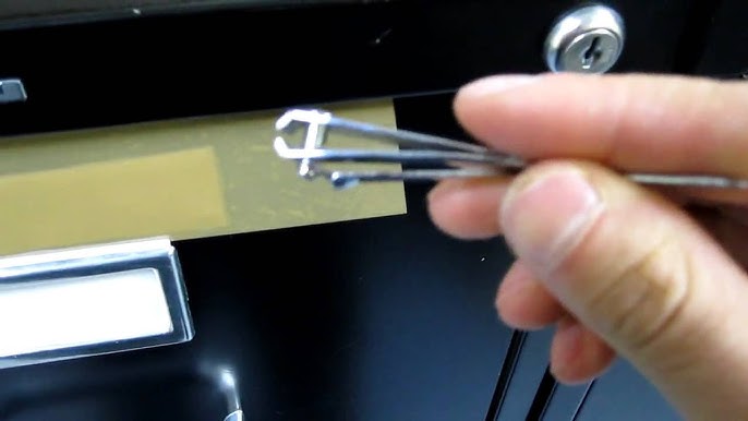 Unlock A File Cabinet Lock With A Nail Clippers