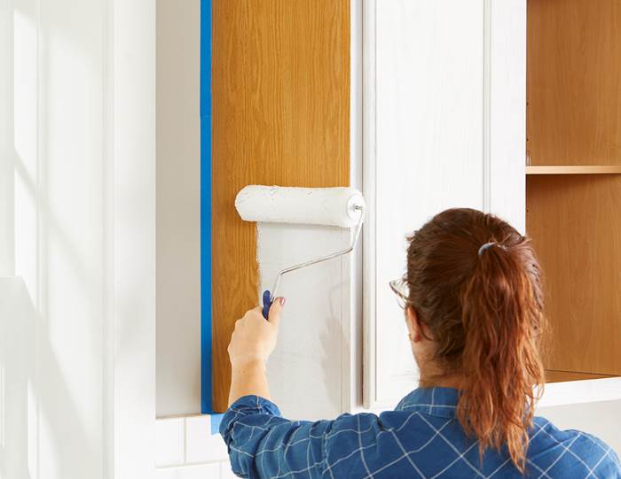 Paint the Inside of Cabinets