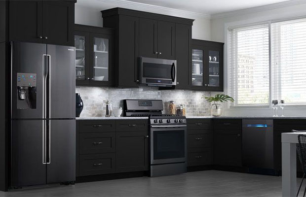 Black Stainless Steel Appliances